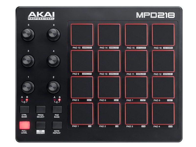 Akai Pro MPD 218 Pad kontroller | hangszerdiszkont.hu