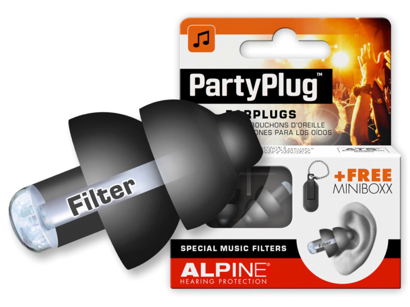 Alpine PartyPlug füldugó - fekete | hangszerdiszkont.hu