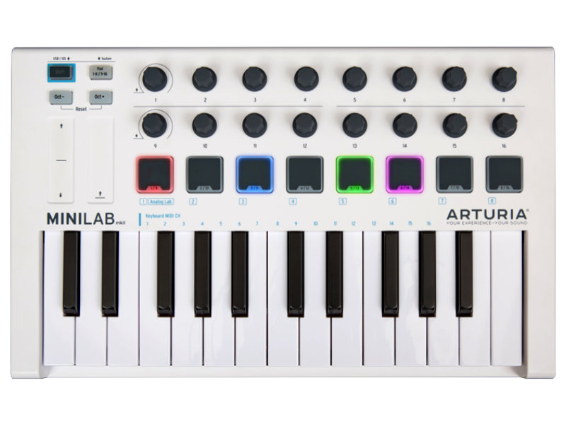 Arturia MiniLab MkII 25 billentyűs MIDI vezérlő | hangszerdiszkont.hu