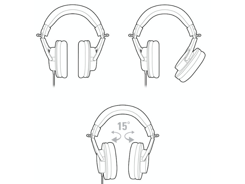 Audio-Technica ATH-M20x dinamikus sztereó fejhallgató | hangszerdiszkont.hu