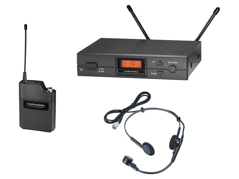 Audio-Technica ATW-2110b/H vezeték nélküli dinamikus fejmikrofon szett | hangszerdiszkont.hu