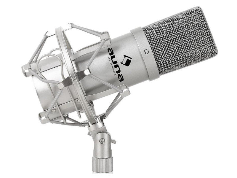 Auna MIC-900S Silver USB-s stúdiómikrofon | hangszerdiszkont.hu