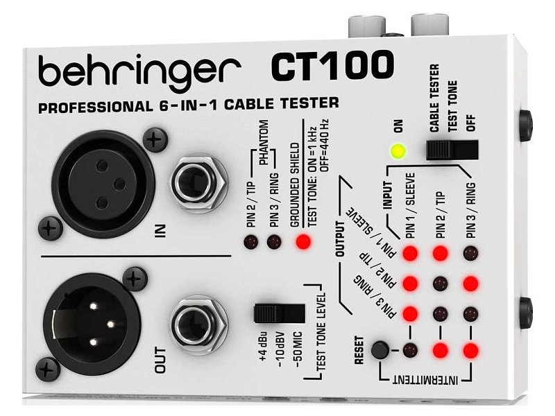 Behringer CT100 Cable Tester kábeltesztelő | hangszerdiszkont.hu