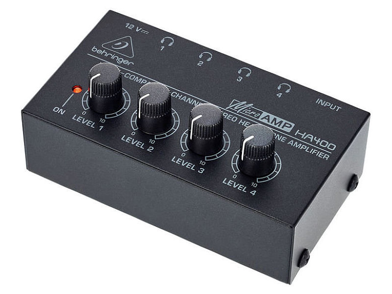 Behringer HA400 Microamp sztereó fejhallgató erősítő | hangszerdiszkont.hu