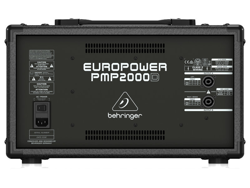 Behringer PMP2000D 2x500W 14 csatornás sztereó keverőerősítő | hangszerdiszkont.hu