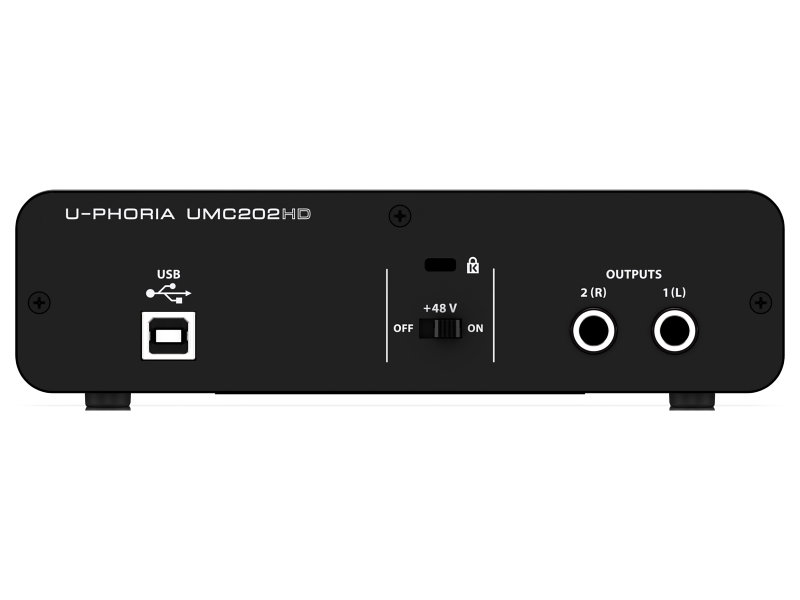 Behringer UMC202HD U-Phoria külső hangkártya | hangszerdiszkont.hu