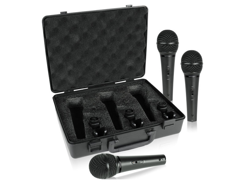 Behringer Ultravoice XM1800s 3db-os mikrofon szett | hangszerdiszkont.hu