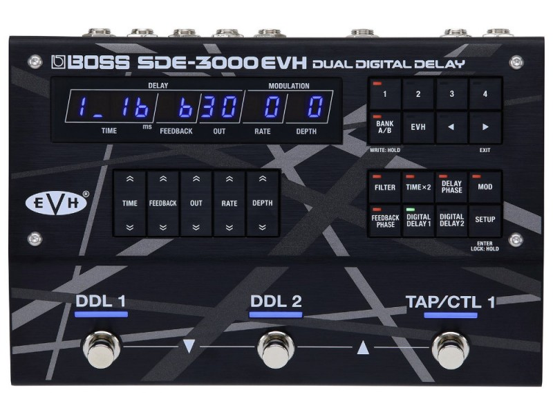 Boss SDE-3000EVH Eddie Van Halen Dual Digital Delay effektpedál | hangszerdiszkont.hu