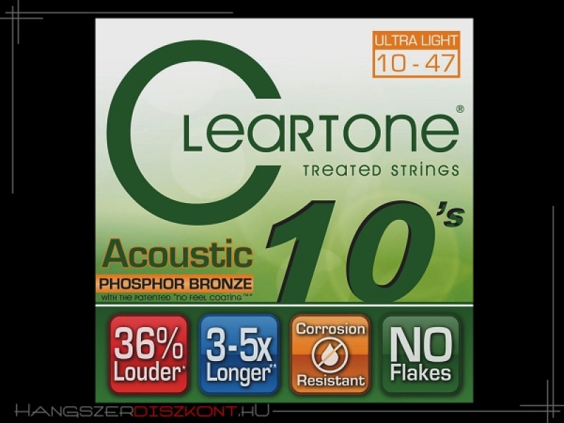Cleartone 7410 akusztikus foszfor-bronz 10-47 | hangszerdiszkont.hu