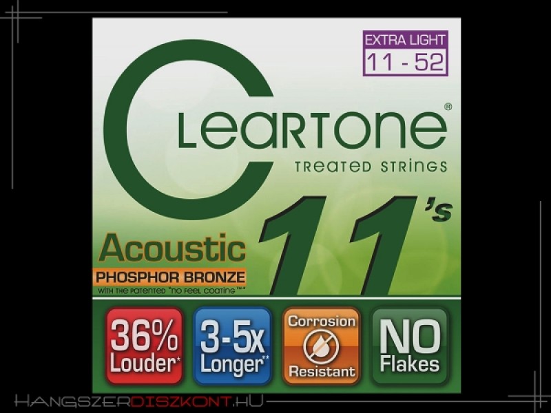 Cleartone 7411 akusztikus foszfor-bronz 11-52 | hangszerdiszkont.hu
