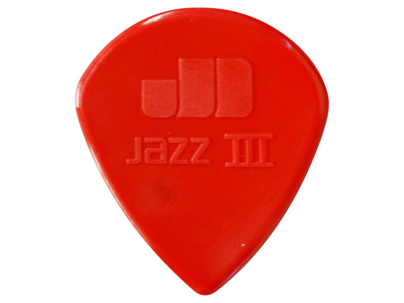 Dunlop 47R3N Jazz III piros gitárpengető | hangszerdiszkont.hu