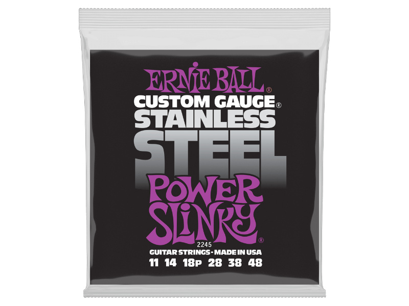 Ernie Ball 2245 Stainless Steel Power Slinky 11-48 | hangszerdiszkont.hu