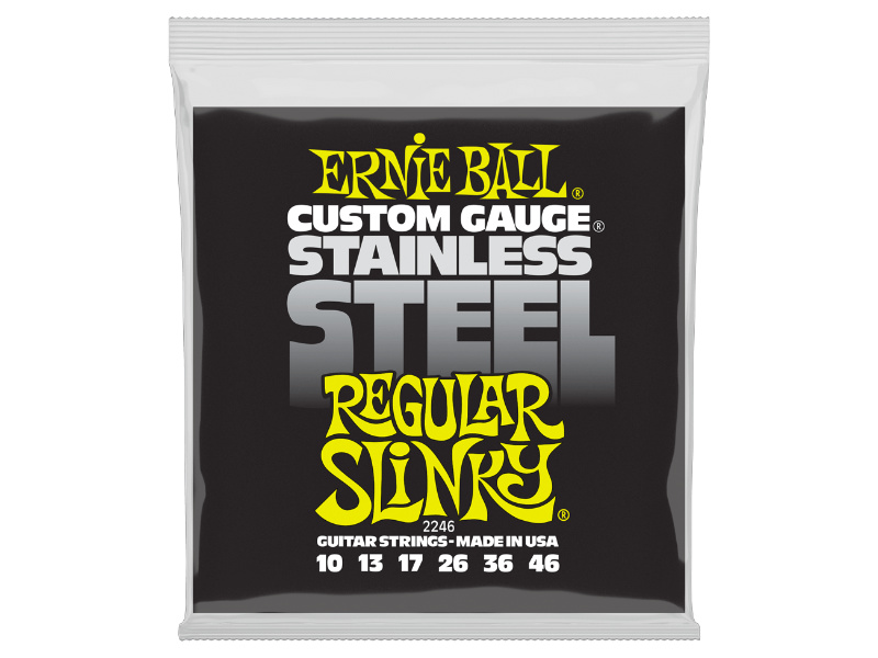 Ernie Ball 2246 Stainless Steel Regular Slinky 10-46 | hangszerdiszkont.hu