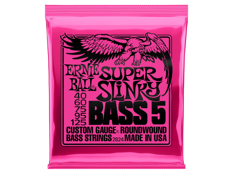 Ernie Ball 2824 Super Slinky Bass Nickel 40-125 | hangszerdiszkont.hu