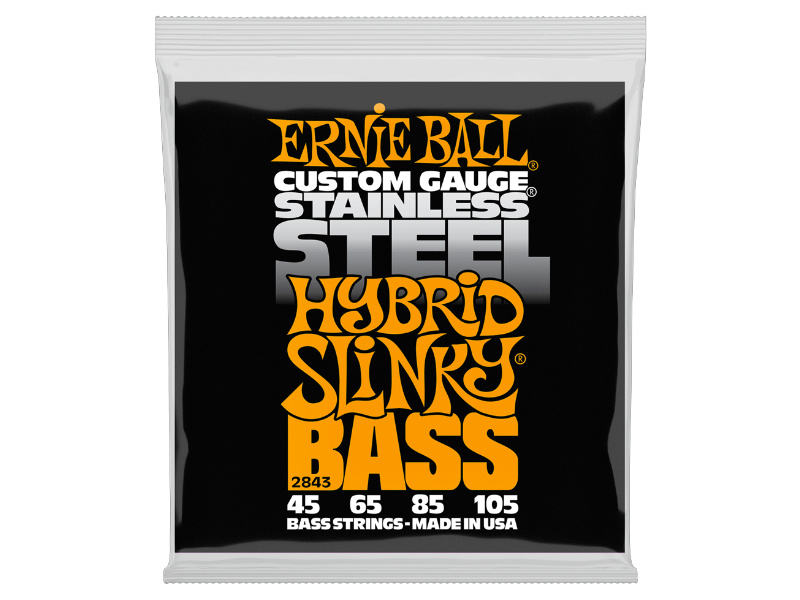 Ernie Ball 2843 Stainless Steel Hybrid Slinky Bass 45-105 | hangszerdiszkont.hu