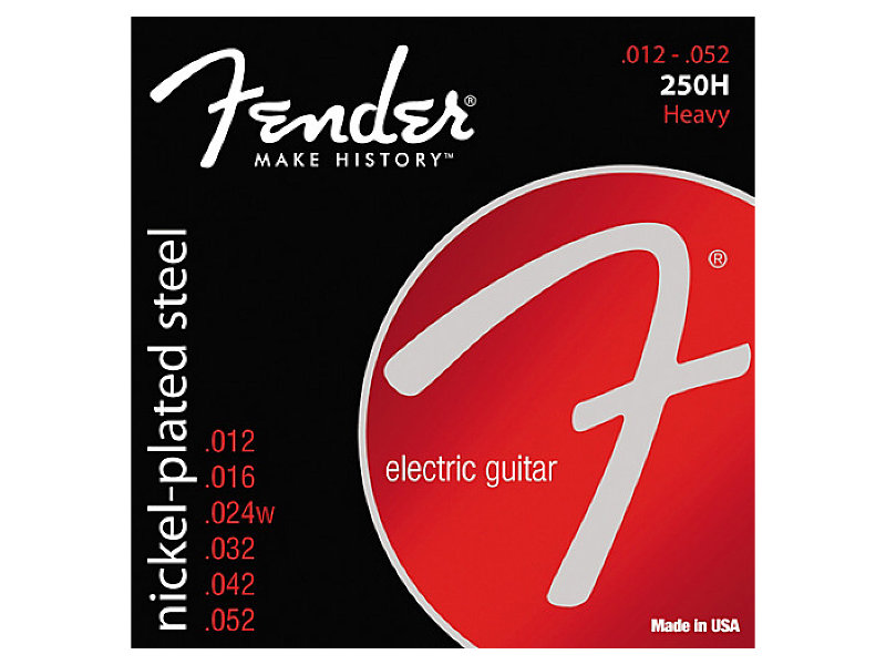 Fender 250H Nickel-Plated Steel 12-52 | hangszerdiszkont.hu