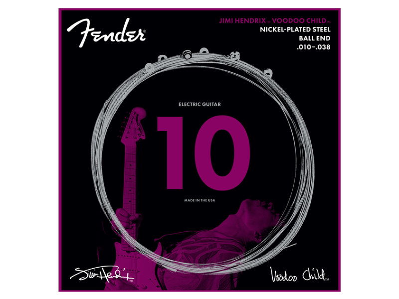 Fender Jimi Hendrix Woodoo Child Nickel Ball End 10-38 | hangszerdiszkont.hu