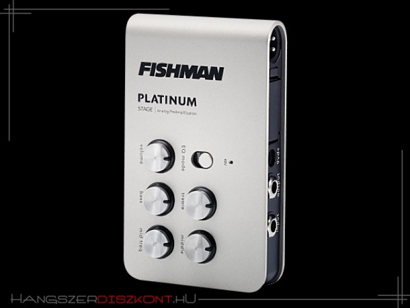 Fishman Platinum Stage EQ analóg akusztikus előfok | hangszerdiszkont.hu