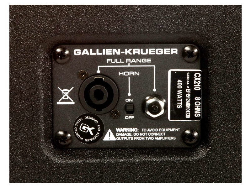 Gallien-Krueger CX 210 400W basszusláda | hangszerdiszkont.hu
