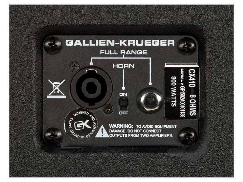 Gallien-Krueger CX 410/4 800W basszusláda | hangszerdiszkont.hu