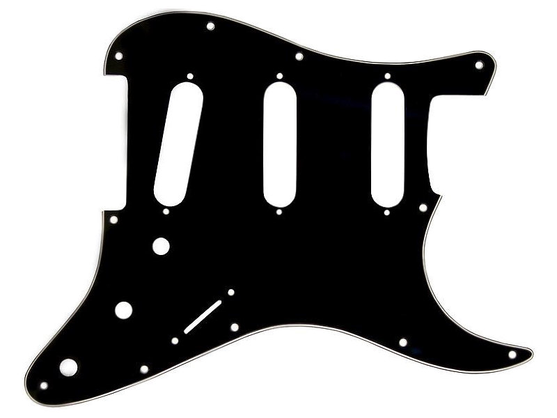 Hangszerdiszkont Stratocaster SSS típusú koptató - fekete | hangszerdiszkont.hu