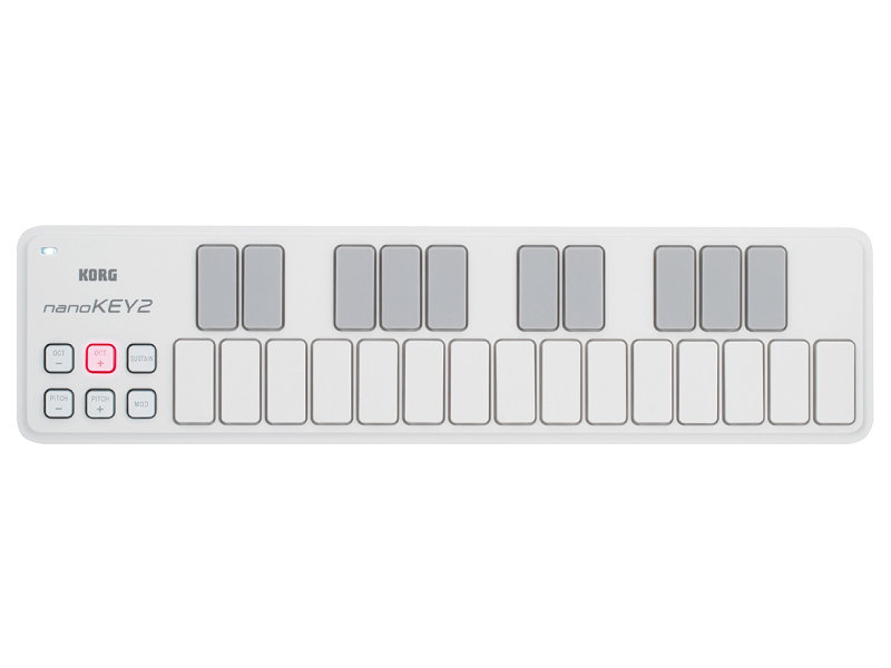Korg Nanokey2 WH USB-MIDI billentyűzet | hangszerdiszkont.hu