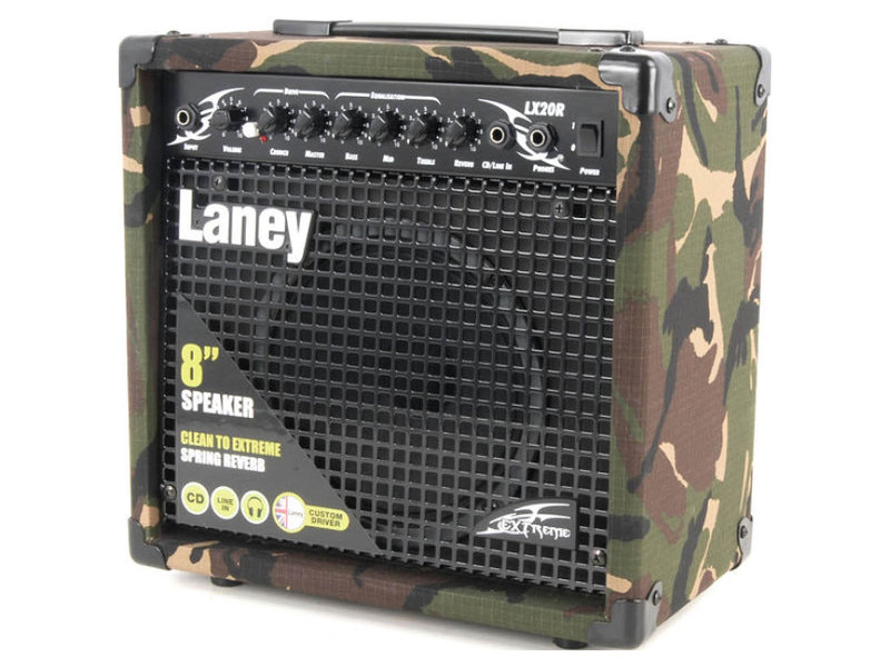 Laney LX20R CAMO 20W zengetős gitárkombó | hangszerdiszkont.hu