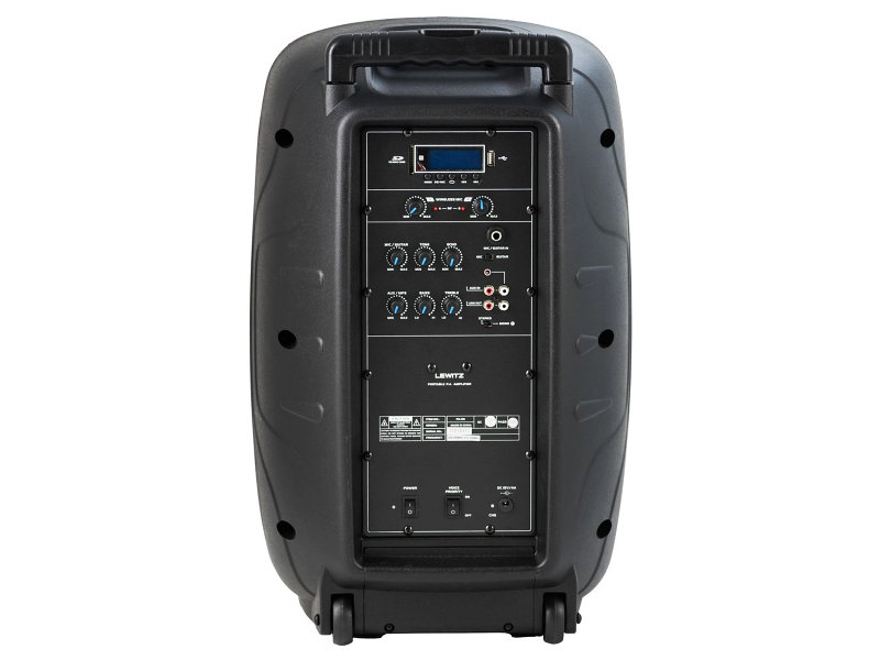 Lewitz PA40 100W akkus mobil hangosítás 2-mikrofonnal | hangszerdiszkont.hu