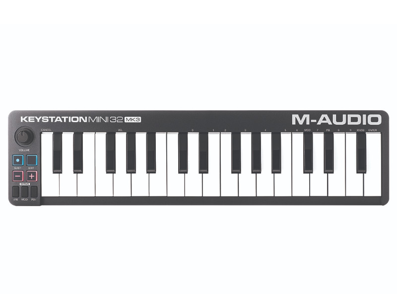 M-Audio Keystation Mini 32 MK3 MIDI vezérlő | hangszerdiszkont.hu