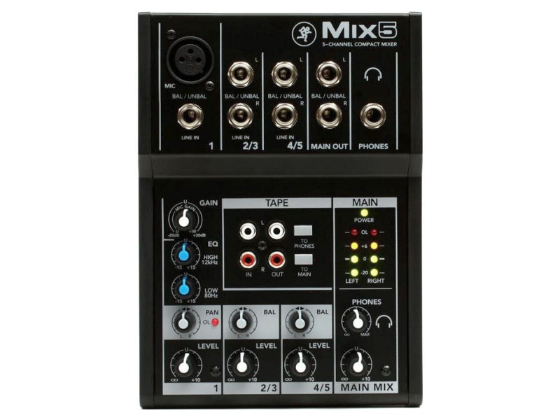 Mackie Mix5 5-csatornás kompakt keverő | hangszerdiszkont.hu