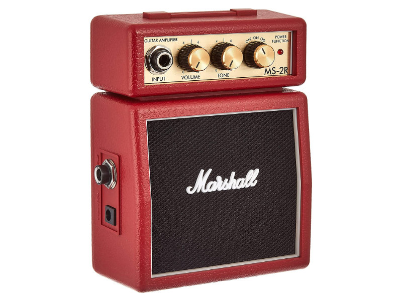 Marshall MS-2R 1W elemes mobil gitárkombó piros | hangszerdiszkont.hu