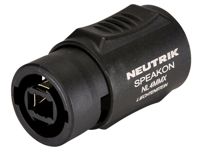 Neutrik NL4MMX speakon-speakon toldó adapter | hangszerdiszkont.hu