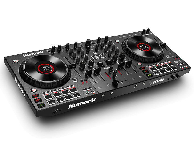 Numark NS4FX professzionális 4-deckes DJ kontroller | hangszerdiszkont.hu