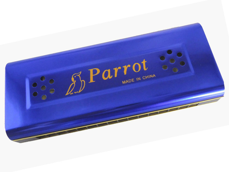 Parrot HD16-2 C/G hangolású, dupla hanglyukú, kétoldalas szájharmonika | hangszerdiszkont.hu