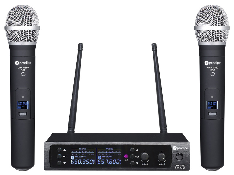 Prodipe UHF M850 DSP Duo dupla kézi mikrofonos szett | hangszerdiszkont.hu