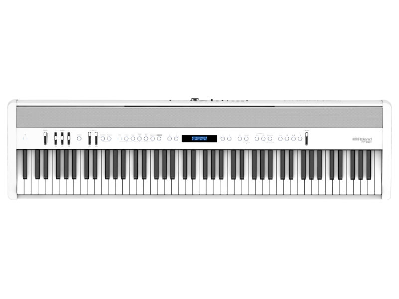 Roland FP-60X WH digitális zongora - állvánnyal, pedálkonzollal + Ajándék 3 hónapos online zongoraóra applikáció! | hangszerdiszkont.hu