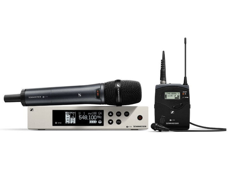 Sennheiser EW 100 G4-ME2/835-S-A vezeték nélküli csíptetős és kézi mikrofonos szett | hangszerdiszkont.hu