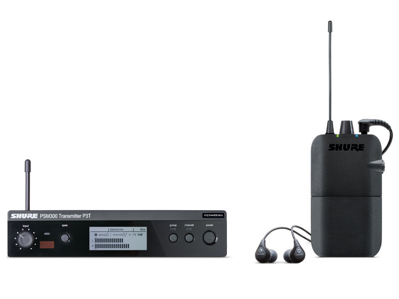 Shure PSM 300 P3TER112GR H20 vezeték nélküli fülmonitor rendszer - fülhallgatóval | hangszerdiszkont.hu