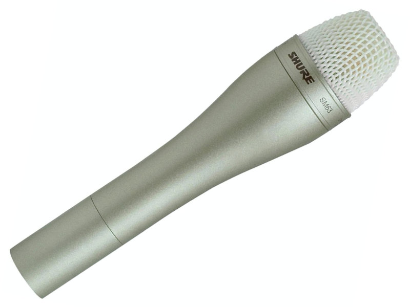 Shure SM63 dinamikus kézi riporter mikrofon | hangszerdiszkont.hu
