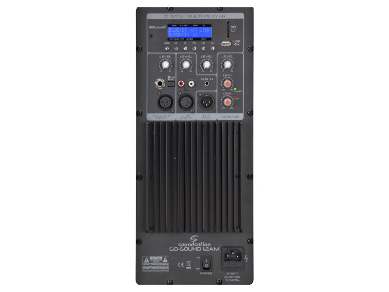 Soundsation GO-SOUND 12AM 440W aktív hangfal - MP3/Bluetooth lejátszóval | hangszerdiszkont.hu