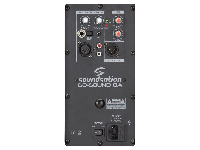 Soundsation GO-SOUND 8A 160W aktív hangfal | hangszerdiszkont.hu