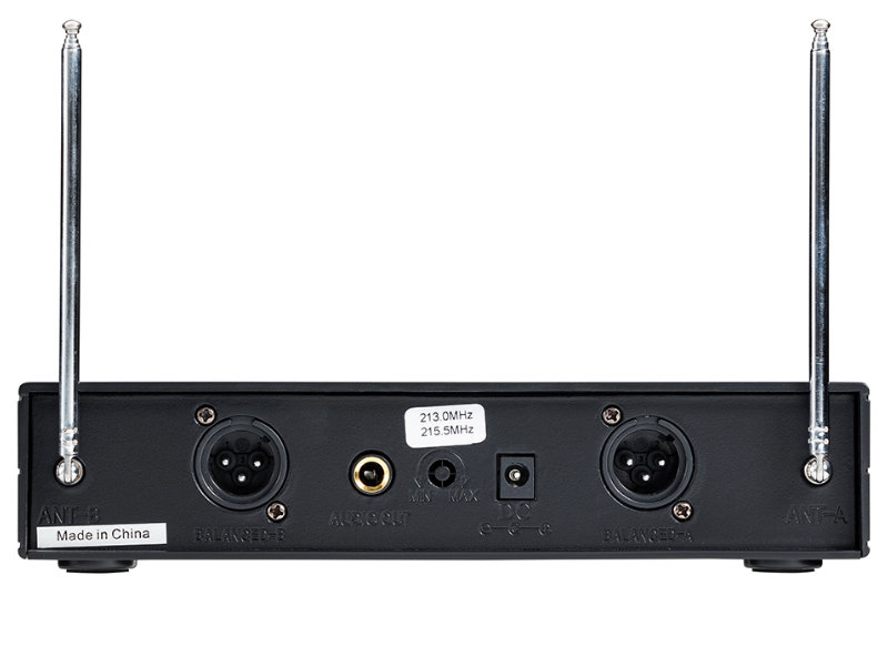 Soundsation WF-V21PPB Dual VHF Plug&Play vezeték nélküli dupla fejmikrofon szett | hangszerdiszkont.hu