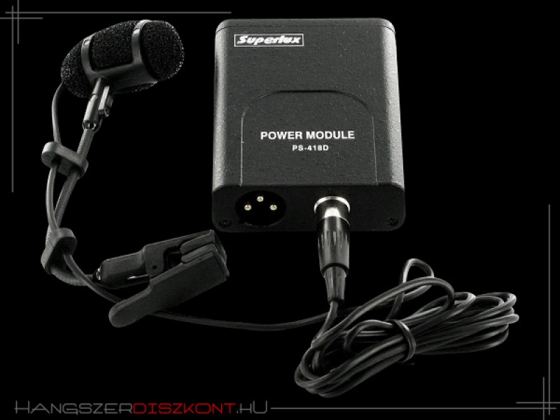 Superlux PRA-383D XLR csiptethető kondenzátor mikrofon fúvós hangszerekhez | hangszerdiszkont.hu
