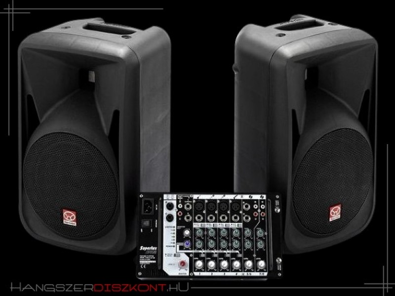 Superlux SP108 2x150W mobil hangrendszer | hangszerdiszkont.hu
