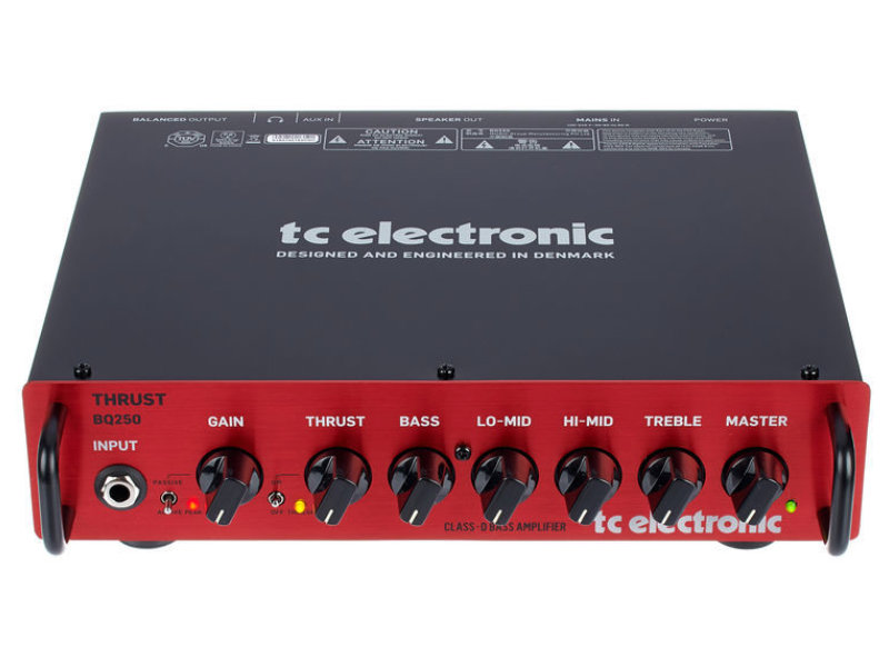 TC Electronic THRUST BQ250 250W kompakt basszuserősítő fej | hangszerdiszkont.hu