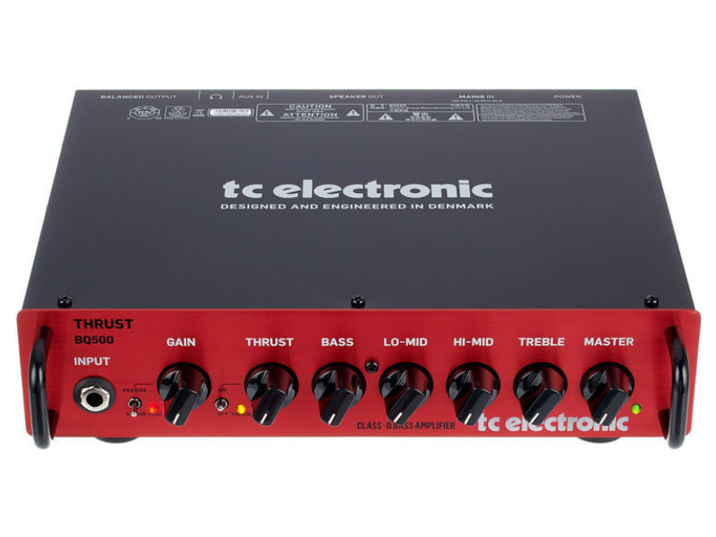 TC Electronic THRUST BQ500 500W kompakt basszuserősítő fej | hangszerdiszkont.hu