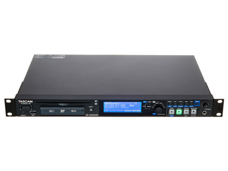Tascam SS-CDR250N 2-csatornás hálózati CD / média felvevő | hangszerdiszkont.hu