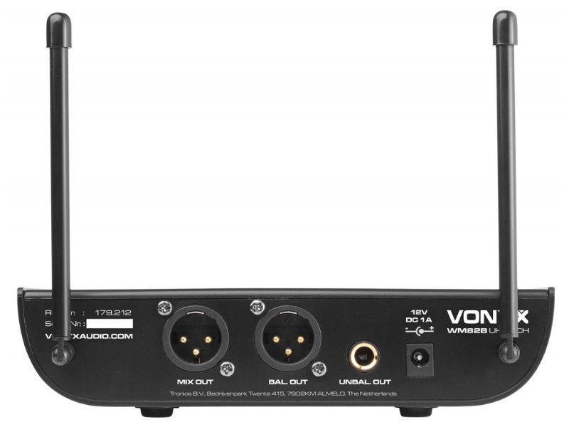 Vonyx WM82C vezeték nélküli kézadós, fejmikrofonos, csíptetős mikrofon szett | hangszerdiszkont.hu
