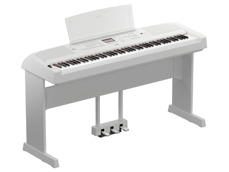 Yamaha DGX-670 WH digitális zongora L-300WH zongoraállvánnyal és LP-1WH pedálkonzol | hangszerdiszkont.hu