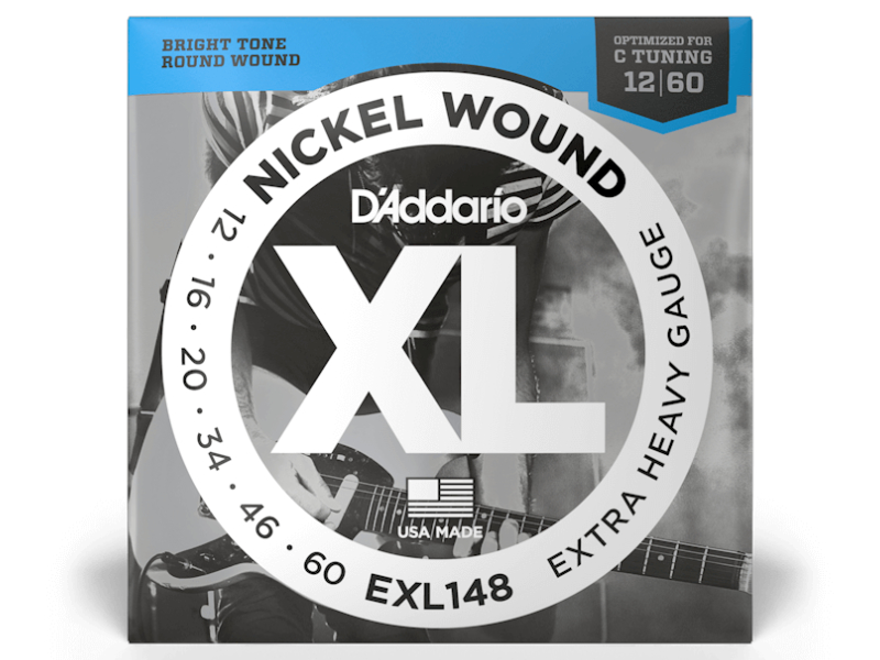 DAddario EXL148 Nickel Drop C 12-60 | hangszerdiszkont.hu